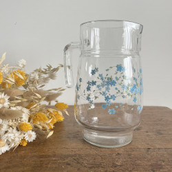 Carafe en verre - Véronica - Myosotis