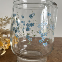 Carafe en verre - Véronica - Myosotis