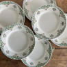 Assiettes plates (lot de 6) - Niderviller - Fontenay