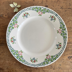 Assiettes plates (lot de 6) - Niderviller - Fontenay - Brocante en ligne