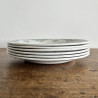 Assiettes plates (lot de 6) - Niderviller - Fontenay