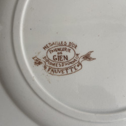 Assiettes à dessert (Lot de 4 ) - Gien - Fauvette