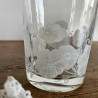 Verres à Whisky vintage (lot de 6) - Fleurs blanches - Total
