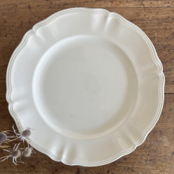 Grand Plat Rond - Non estampillé - Ivoire