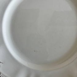 Grand Plat Rond - Non estampillé - Ivoire