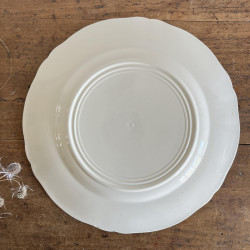Grand Plat Rond - Non estampillé - Ivoire