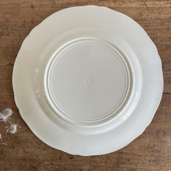 Grand Plat Rond - Non estampillé - Ivoire