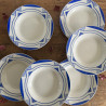 Assiettes creuses (lot de 6) - Digoin Sarreguemines - Adora