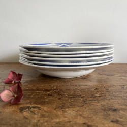 Assiettes creuses (lot de 6) - Digoin Sarreguemines - Adora