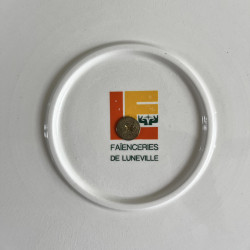Plateau de fromages vintage en porcelaine - Faïenceries de Lunéville
