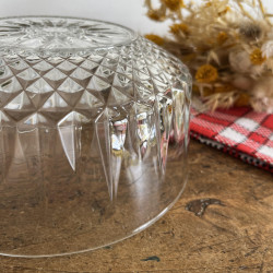 Saladier en verre transparent - Vintage - Arcoroc